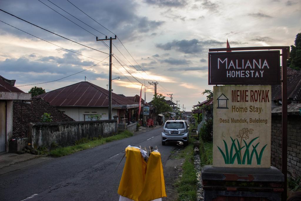 Maliana Homestay Munduk Eksteriør bilde